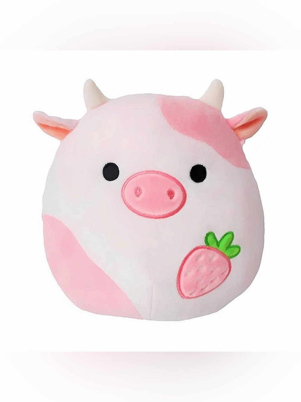 Squishmallows Reshma the Strawberry Cow Plush Pink & White